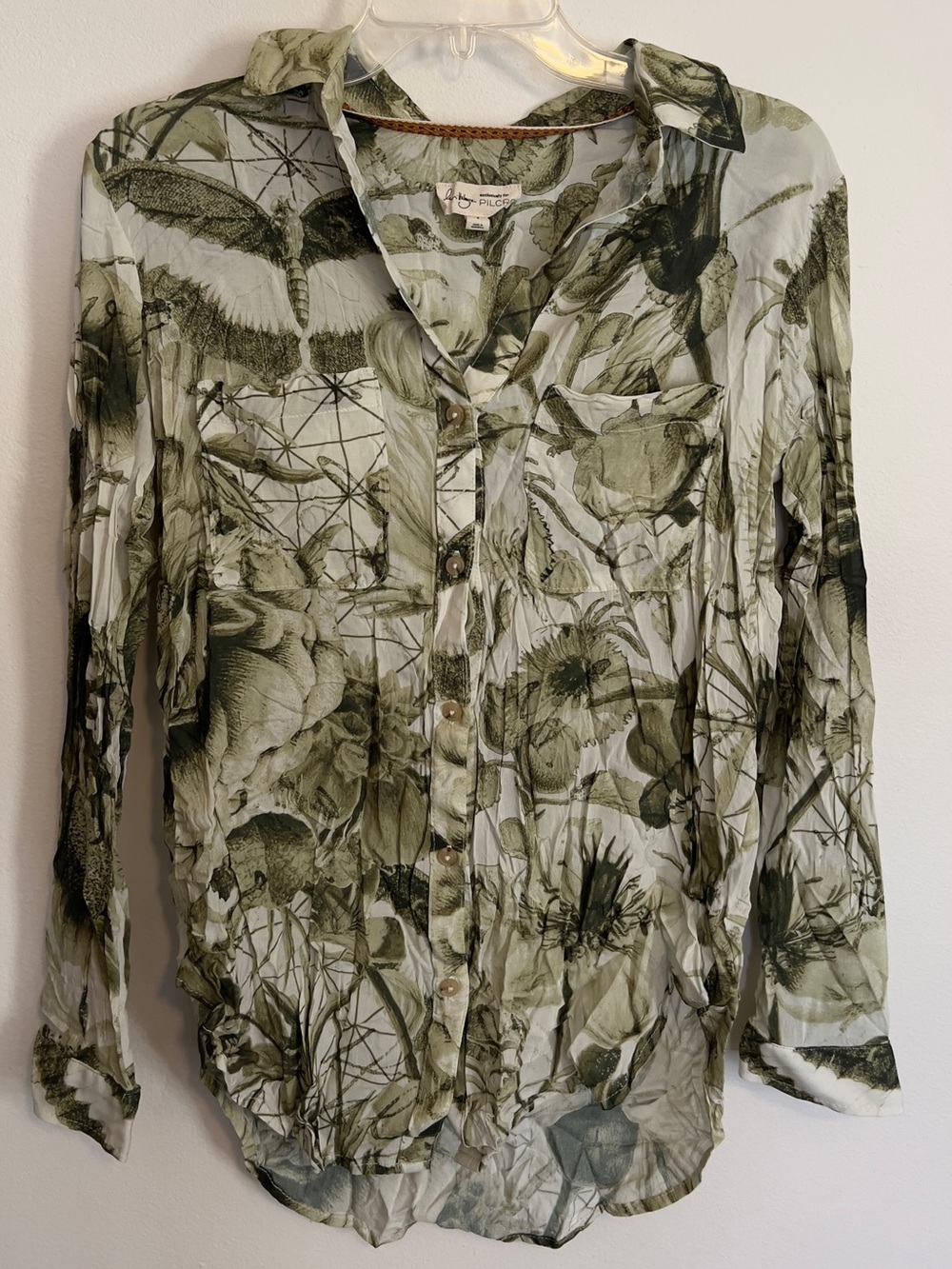 Anthropologie Pilcro X Manel‎ Villalonga Romy shirt